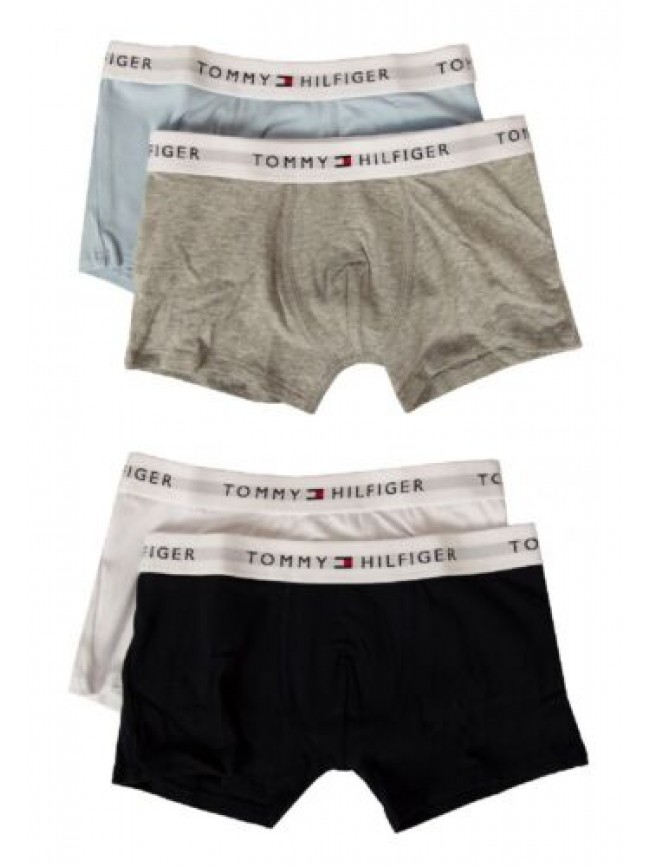 Boxer bimbo TOMMY HILFIGER maschio ragazzo confezione 2 capi elastico a vista lo