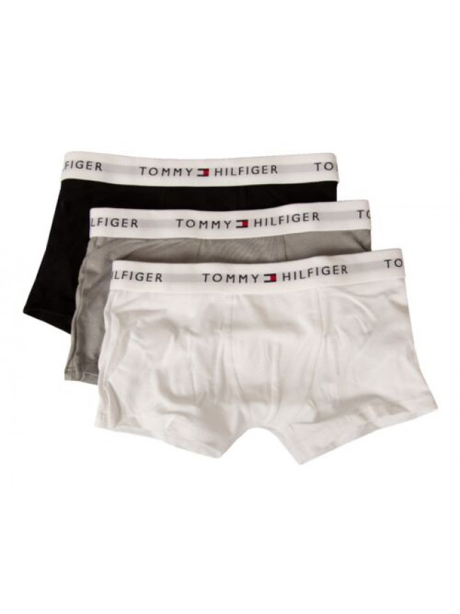 Boxer bimbo TOMMY HILFIGER maschio ragazzo confezione 3 capi elastico a vista lo