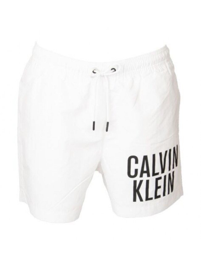 Boxer mare CK CALVIN KLEIN piscina uomo swimwear con logo stampato  articolo KM0