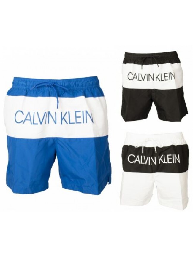 Boxer uomo mare CK CALVIN KLEIN piscina con tasche e coulisse esterna articolo Z