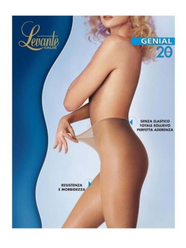 Collant donna LEVANTE 20 den senza elastico in vita perfetta aderenza articolo G