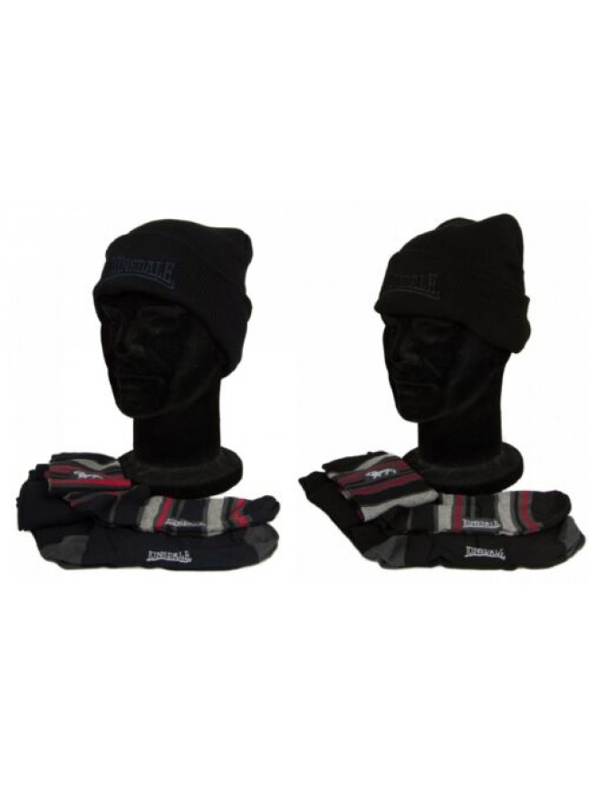 IMP Set regalo cappello cuffia + 2 paia calze lunghe uomo LONSDALE articolo LNSG