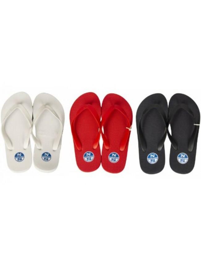 Infradito uomo NORTH SAILS GOBEYONPLASTIC flip flop mare o piscina con logo arti