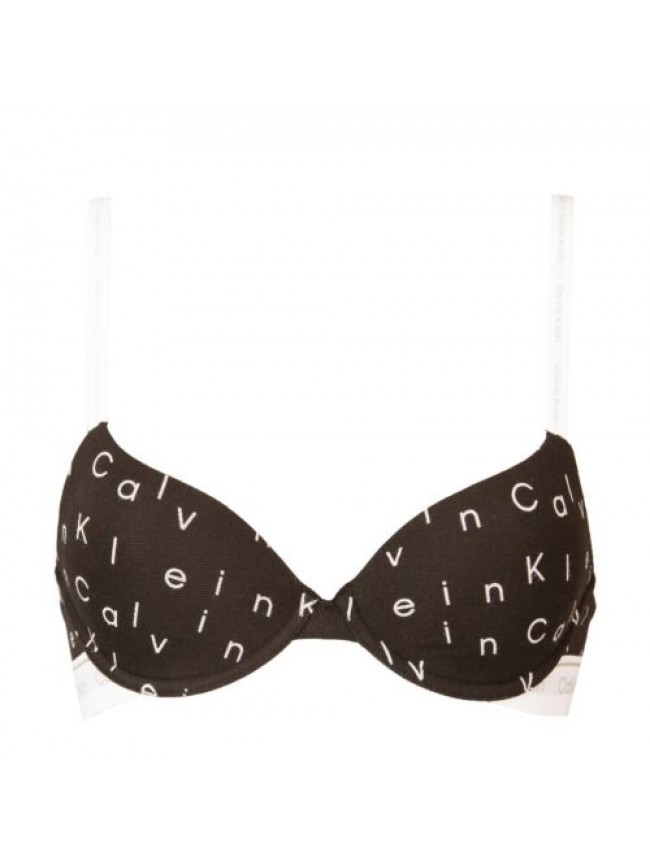 Reggiseno donna CK CALVIN KLEIN coppe imbottite e ferreto spalline incrociabili 