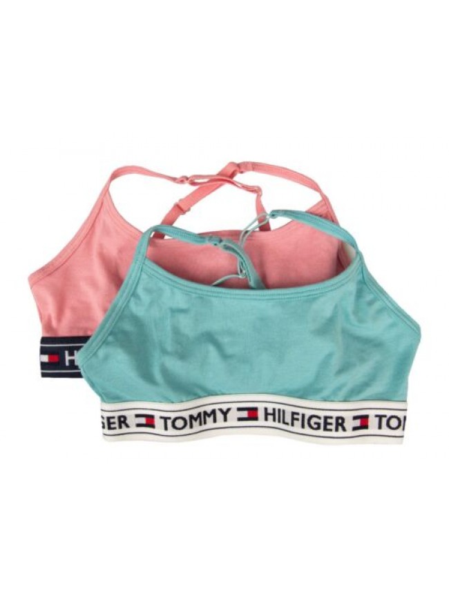 SG Bralette bimba TOMMY HILFIGER bambina femmina ragazza confezione 2 capi elast