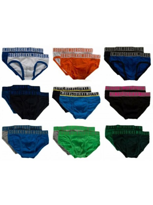 SG Confezione 2 slip bipack mutanda uomo BIKKEMBERGS articolo B4S3001