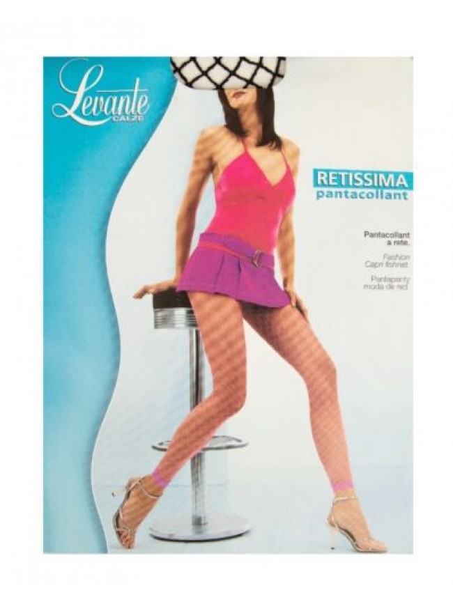 SG Pantacollant rete maglia larga elasticizzato donna calza senza piede LEVANTE 