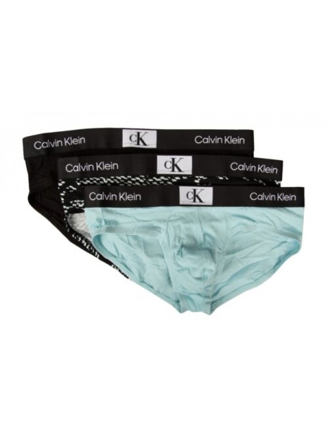 SG Slip uomo CK CALVIN KLEIN mutande confezione 3 capi cotone elasticizzato elas