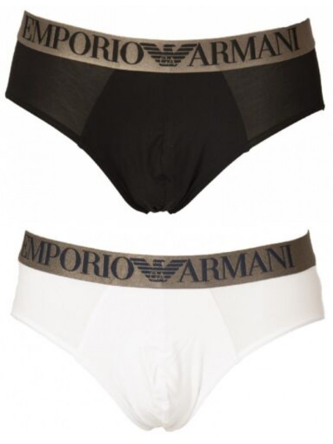 SG Slip uomo EMPORIO ARMANI mutanda elastico a vista soft modal underwear artico