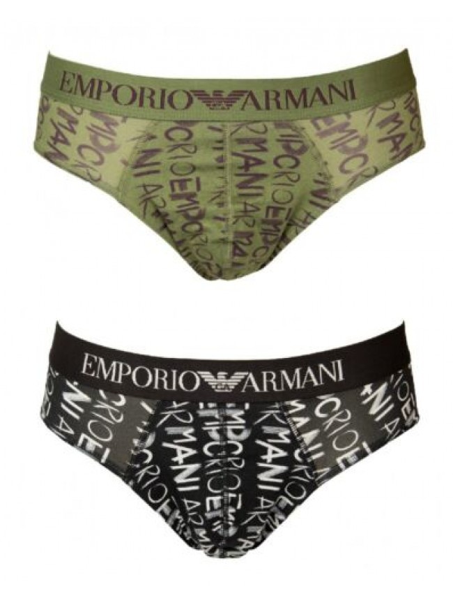 SG Slip uomo EMPORIO ARMANI mutanda elastico a vista  underwear articolo 110814 