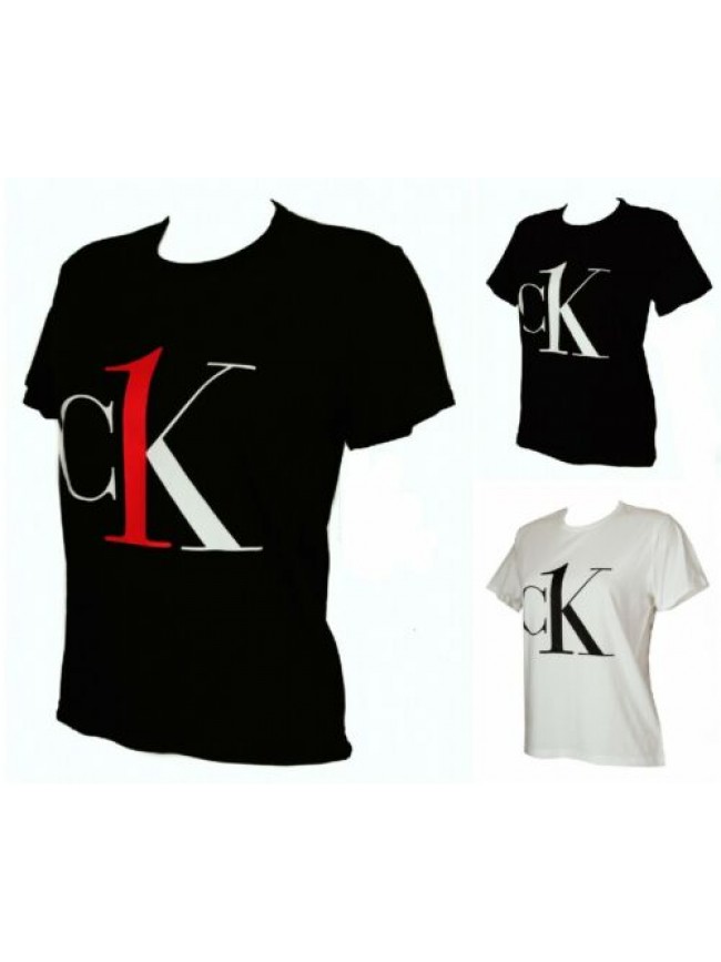 SG T-shirt maglietta donna manica corta girocollo cotone CK CALVIN KLEIN articol