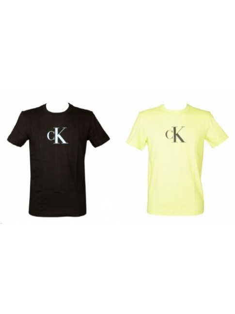 SG T-shirt uomo CK CALVIN KLEIN manica corta girocollo con stampa logo davanti p