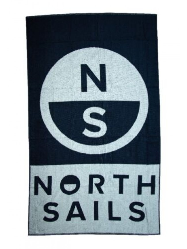 SG Telo mare NORTH SAILS  piscina o spa spugna di cotone beachwear con logo cm.1