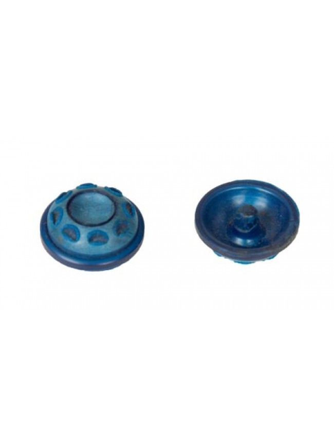 Set 4 bottoni rotondi in plastica con gambo da cucire mm.25 x 25 x 11 mm articol