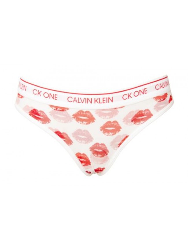 Slip donna CK CALVIN KLEIN mutanda elastico a vista logato articolo QF6213O