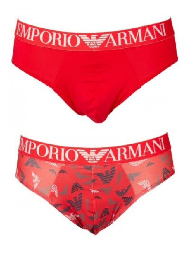 Slip uomo EMPORIO ARMANI mutanda elastico a vista microfibra underwear articolo 