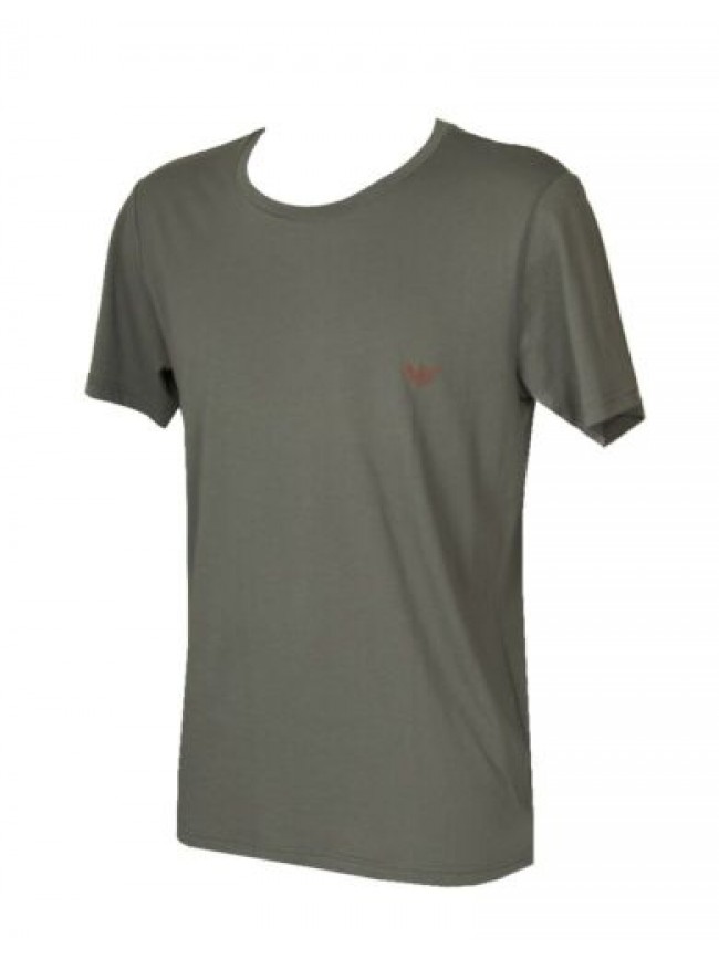 T-shirt maglietta uomo girocollo scritta in rilievo  manica corta linea morbida 